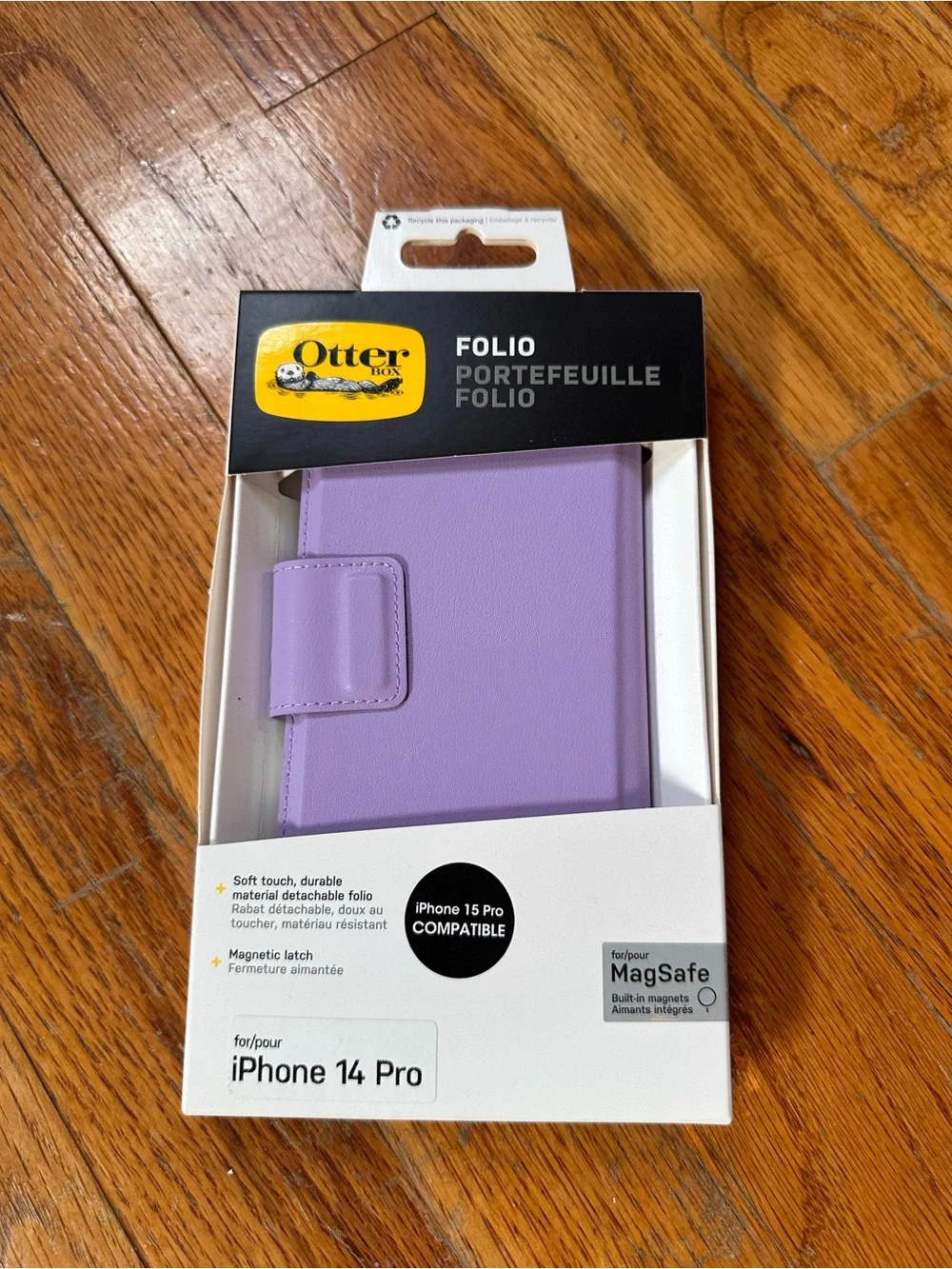 OtterBox Folio MagSafe Case for iPhone 14 Pro - Lavender New in Box